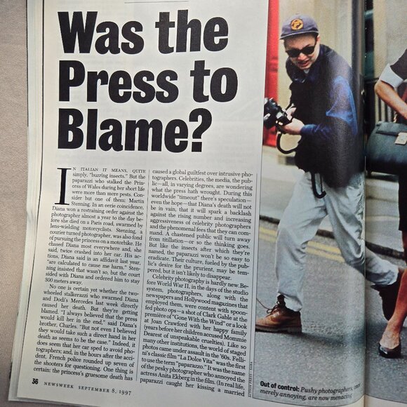 Newsweek Princess Diana tribute issue September 1997 - Picture 4 of 5